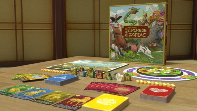 Race for the Chinese Zodiac Contents (Capstone Games)