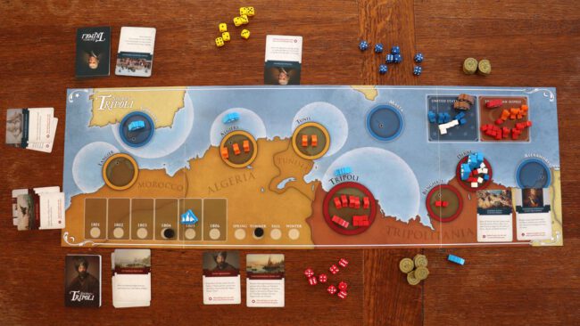 The Shores of Tripoli Layout (Fort Circle Games)