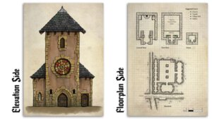 HandyMaps Buildings & Structures Card (MonkeyBlood Design and Publishing)