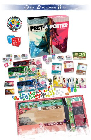 Prêt-à-Porter Third Edition Components (Portal Games)