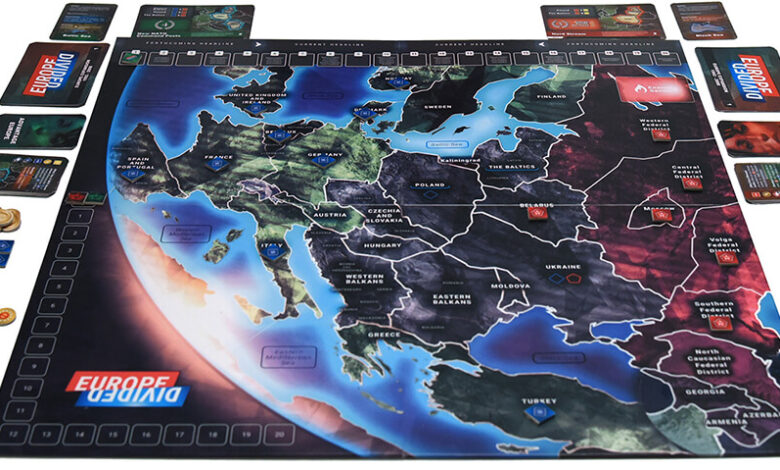Europe Divided Set Up (Ares Games/PHALANX Games)