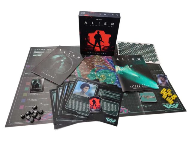 Alien: The Roleplaying Game Starter Set Contents (Free League Publishing)