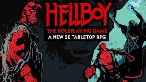 Hellboy: The Roleplaying Game Banner (Mantic Games/Red Scar Publishing)