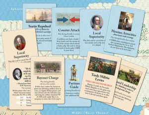 The Battle of Rhode Island Cards (GMT Games)