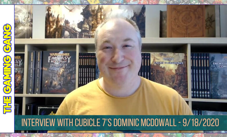 Cubicle 7 Dominic McDowall Interview