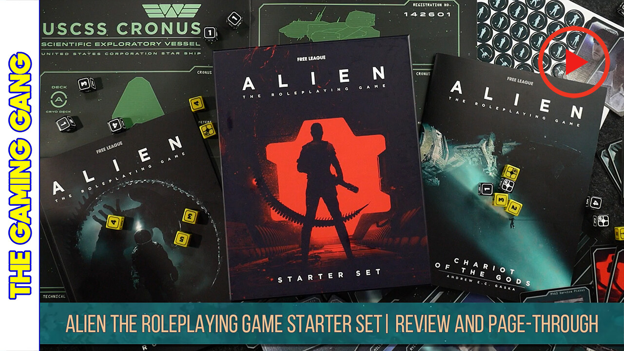 Alien: The Roleplaying Game Starter Set review at YouTube