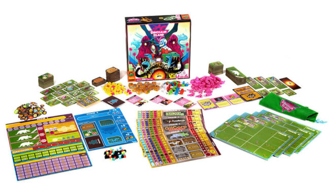 Dinosaur Island Contents (Pandasaurus Games)