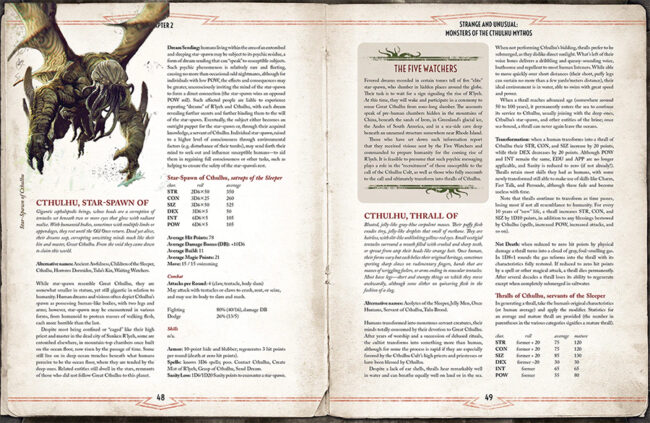 Malleus Monstrorum Spawn of Cthulhu (Chaosium Inc)