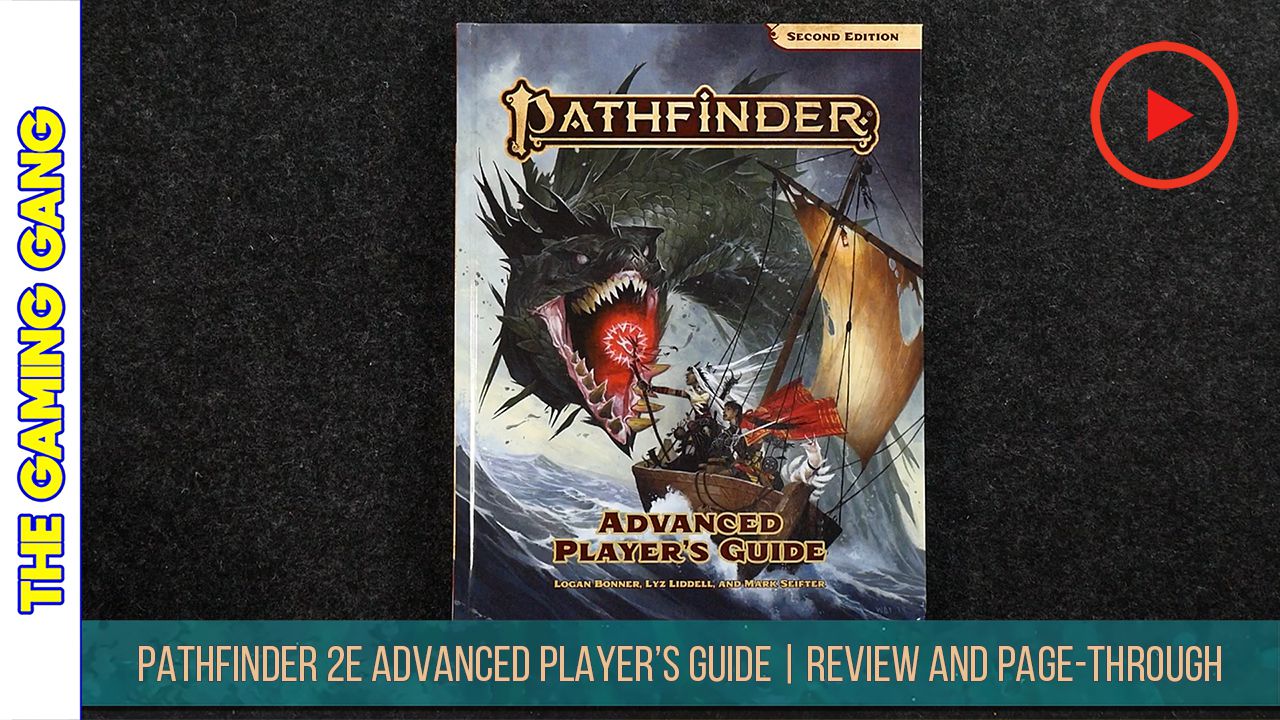 Pathfinder 2E Advanced Player's Guide review at YouTube