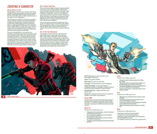 The Spy Game Core Rulebook Interiors (Black Cats Gaming)