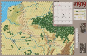 1918-1919: Storm in the West Plan 1919 Map (GMT Games)