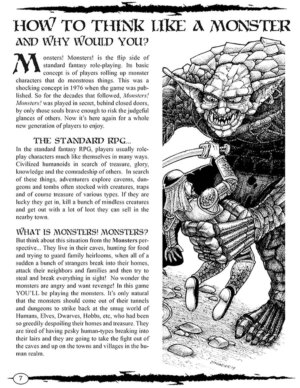 Monsters! Monsters! 2E Interior (Trollhalla Press)