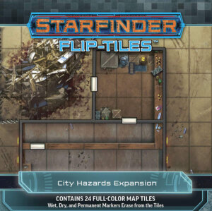 Starfinder Flip-Tiles: City Hazards Expansion (Paizo Inc)