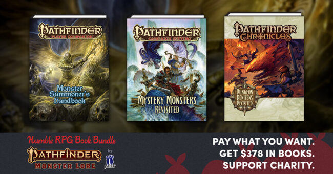 Pathfinder Monster Lore Humble Bundle (Humble Bundle/Paizo Inc)