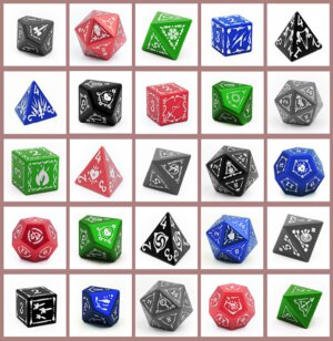 Adventurer's Curated Dice Collection (Level Up Dice)