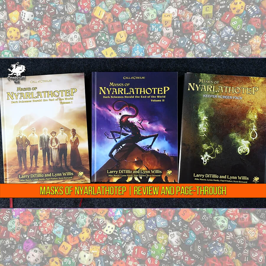 censur Så mange kat Call of Cthulhu - Masks of Nyarlathotep Slipcase | Review and Page-Through  - The Gaming Gang
