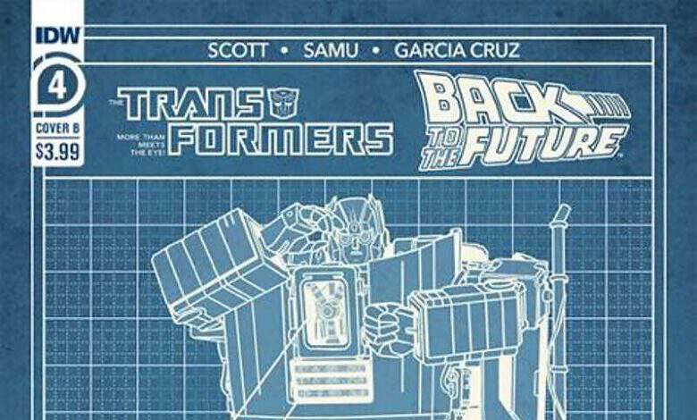 Transformers/Back to the Future #4 (IDW Publishing)