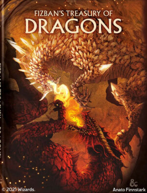 Dungeons & Dragons Fizban's Treasury of Dragons Alt Cover (Wizards of the Coast)