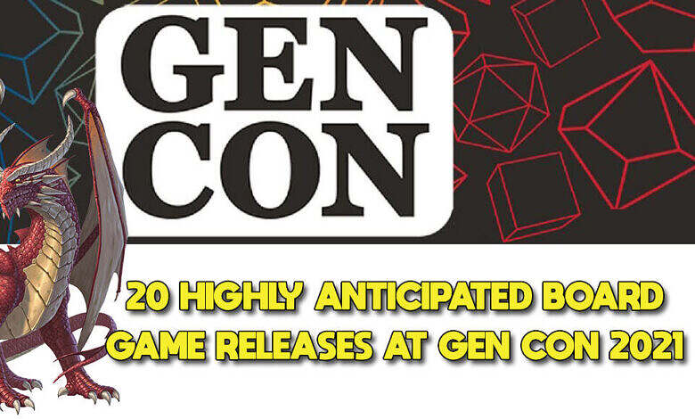 20 Board Games at Gen Con 2021