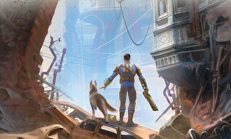 Fallout - The Roleplaying Game Art Splash (Modiphius Entertainment/Bethesda Softworks)