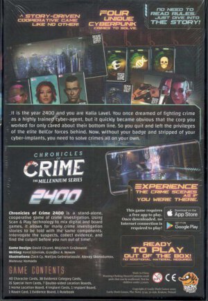 Chronicles of Crime: 2400 Box Back (Lucky Duck Games)