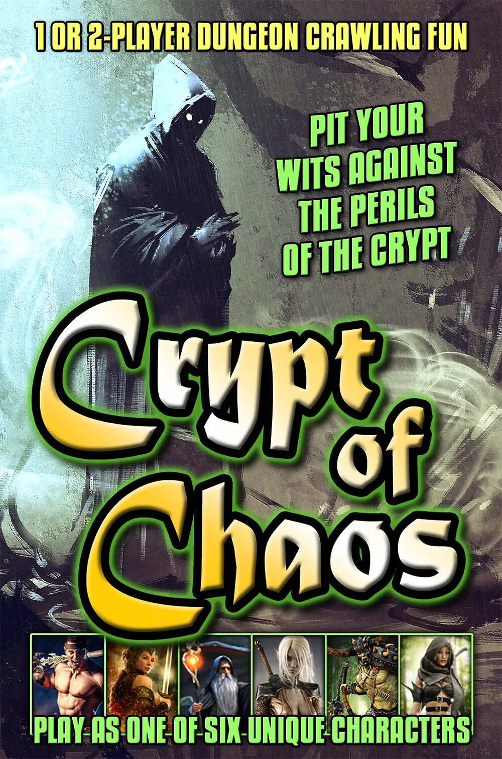 Crypt of Chaos Tabletop Card & Board Game Brand New from Crystal Dagger Games 