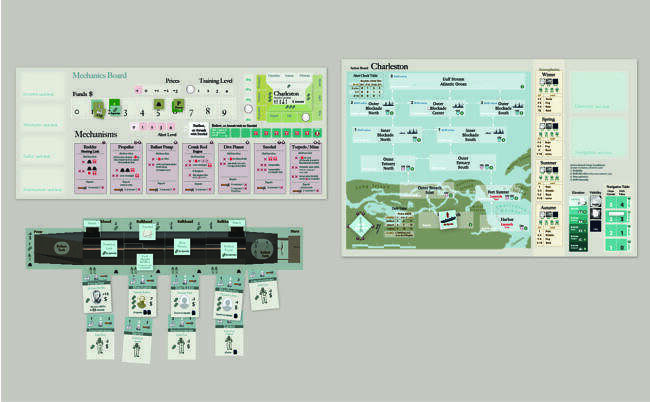 Infernal Machine: Dawn of Submarine Warfare Layout (GMT Games)