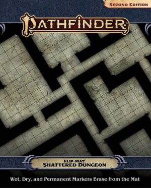 Pathfinder Flip-Mat: Shattered Dungeon (Paizo Inc)