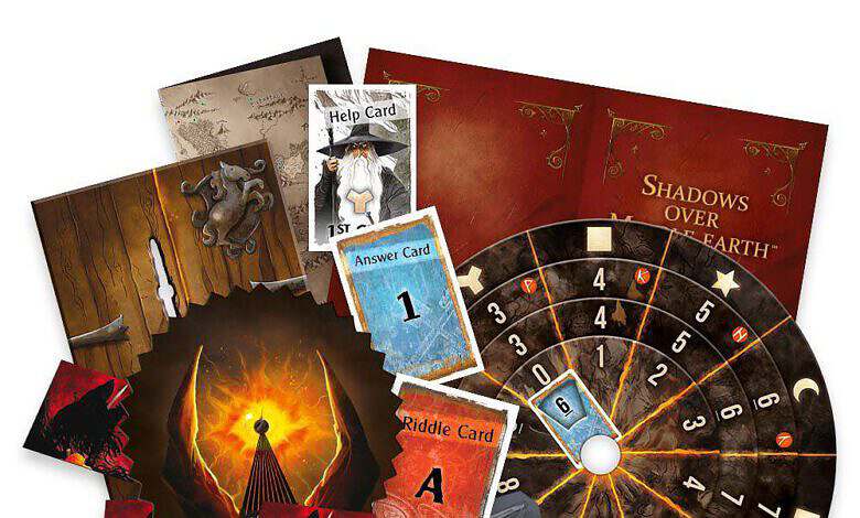 Exit: The Game - The Lord of the Rings: Shadows Over Middle-earth Contents (KOSMOS)