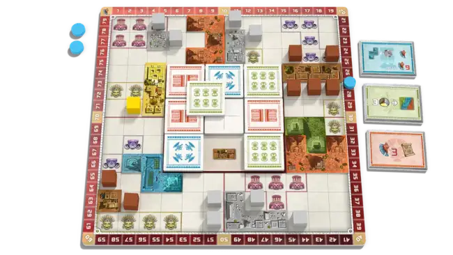 Founders of Teotihuacan Layout (Board & Dice)