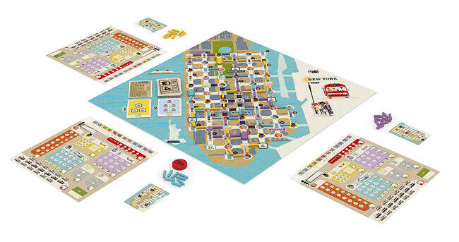 Get on Board: New York and London Layout (Iello Games)