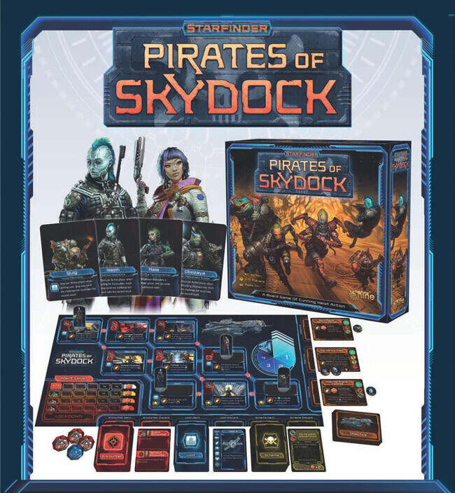 Starfinder: Pirates of Skydock Contents (Gale Force Nine/Paizo Inc)
