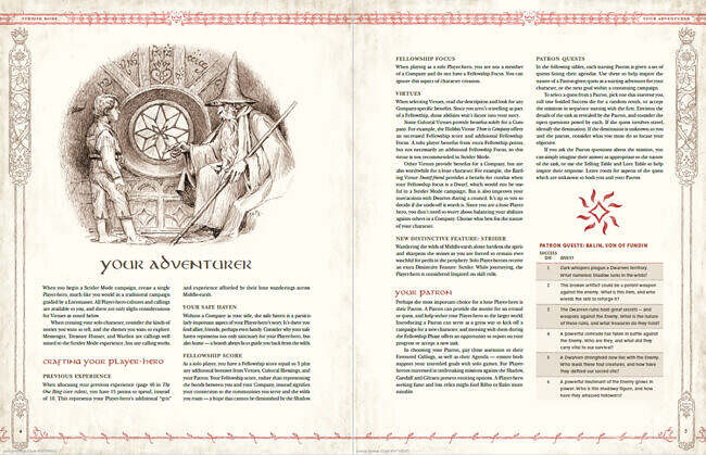 The One Ring 2E Strider Mode Interior (Free League Publishing)