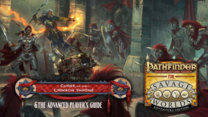Pathfinder for Savage Worlds advanced Players Guide and Curse of the Crimson Throne (Pinnacle Entertainment Group)