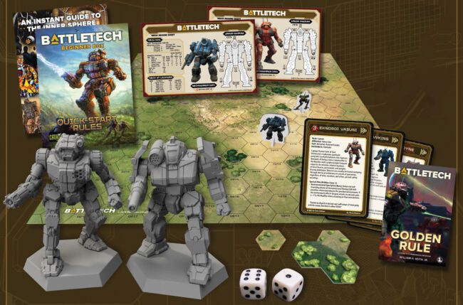 Battletech Beginner Box Mercenary Edition Contents (Catalyst Game Labs)