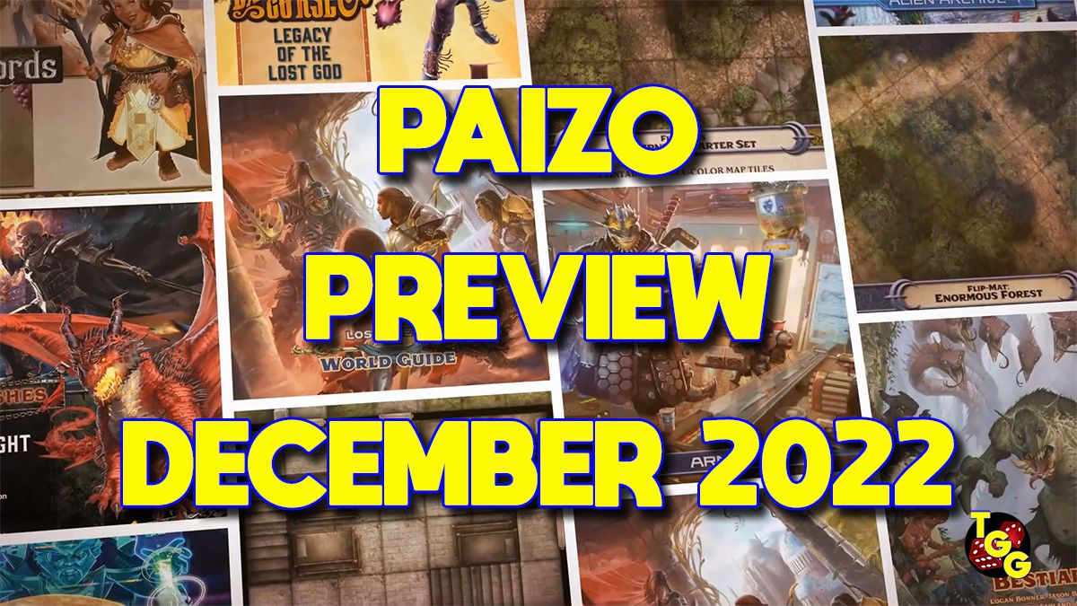 The Gaming Gang Paizo Preview December 2022