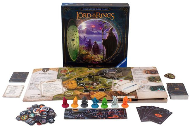 The Lord of the Rings Adventure Book Game Contents (Ravensburger)