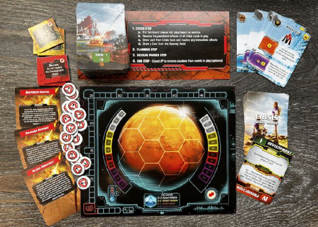Terraforming Mars: Ares Expedition - Crisis Contents (FryxGames/Stronghold Games)