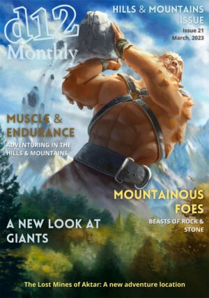 d12 Monthly Issue 21: Hills & Mountains (YUM DM)