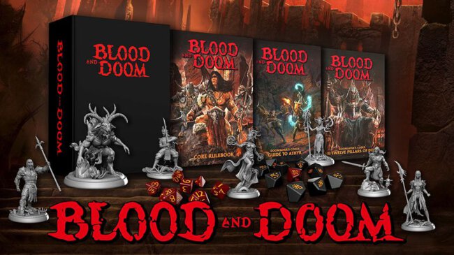 Blood and Doom Splash (Dicetale Games)