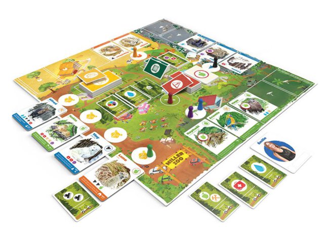 Miller Zoo Layout (Randolph/Hachette Boardgames)