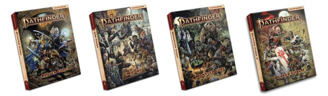 Pathfinder Second Edition Remaster Project titles (Paizo Inc)