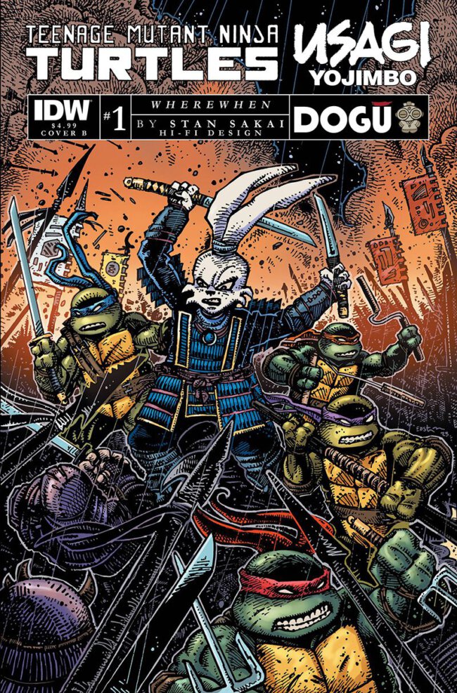 Teenage Mutant Ninja Turtles/ Usagi Yojimbo: Wherewhen #1 (IDW Publishing)