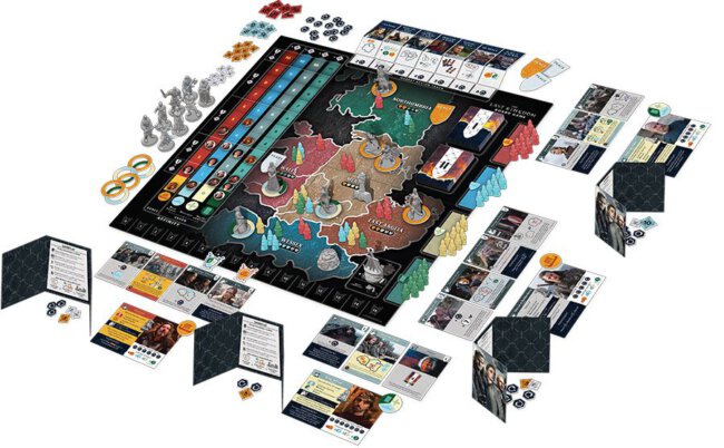 The Last Kingdom Board Game Layout (Gamelyn Games)