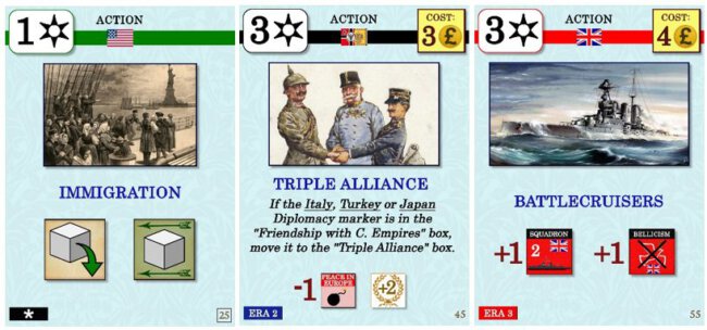 Imperial Fever Cards (GMT Games)