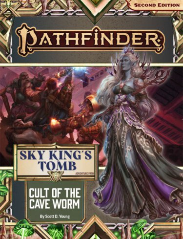 Pathfinder Adventure Path #194: Cult of the Cave Worm - Sky King’s Tomb 2 of 3 (Paizo Inc) 