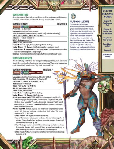 Pathfinder Adventure Path #194: Cult of the Cave Worm - Sky King’s Tomb 2 of 3 Interior (Paizo Inc)