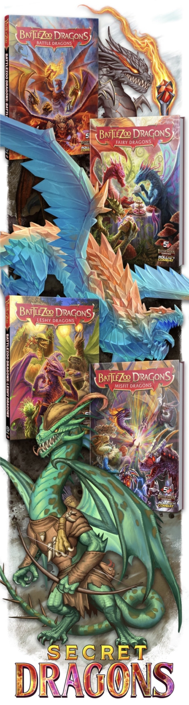 Battlezoo Secret Dragons (Roll for Combat)