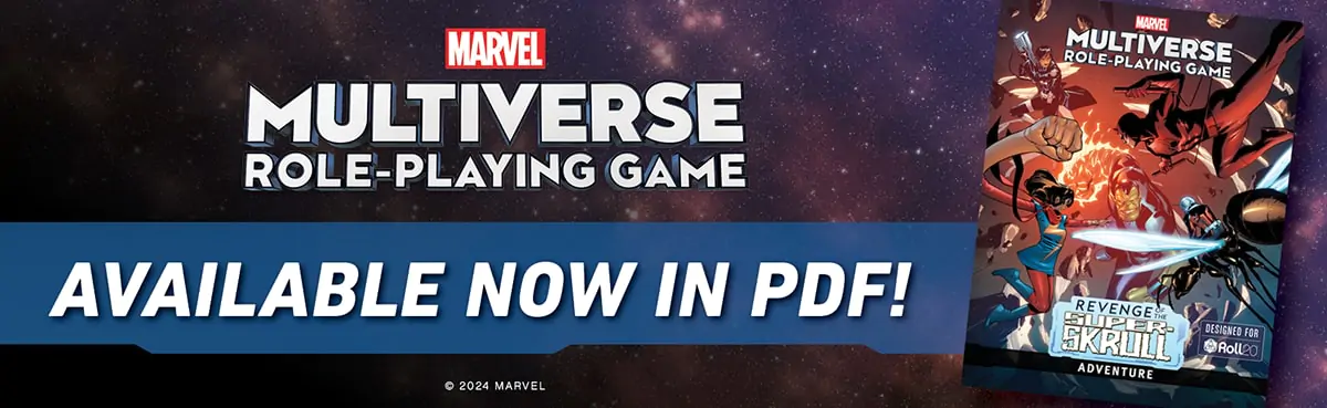 Marvel Multiverse RPG at DriveThruRPG