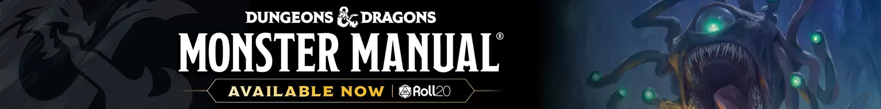 D&D Monster Manual 2024 for Roll20